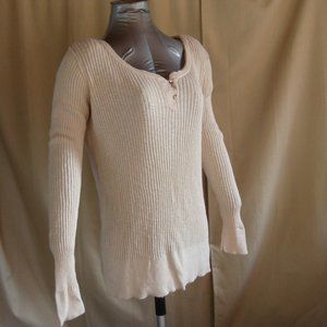 COPY - Eddie Bauer Two button Henley Sweater